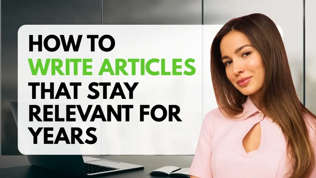 How to write articles