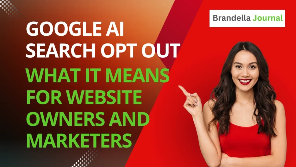 Google AI Search Opt Out