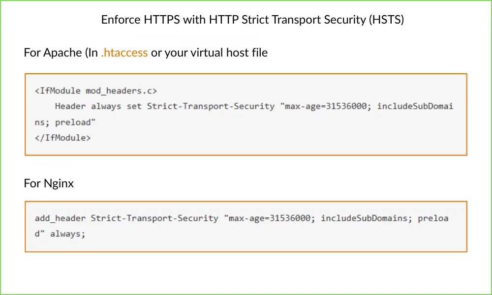 Enforce HTTPS with HTTP