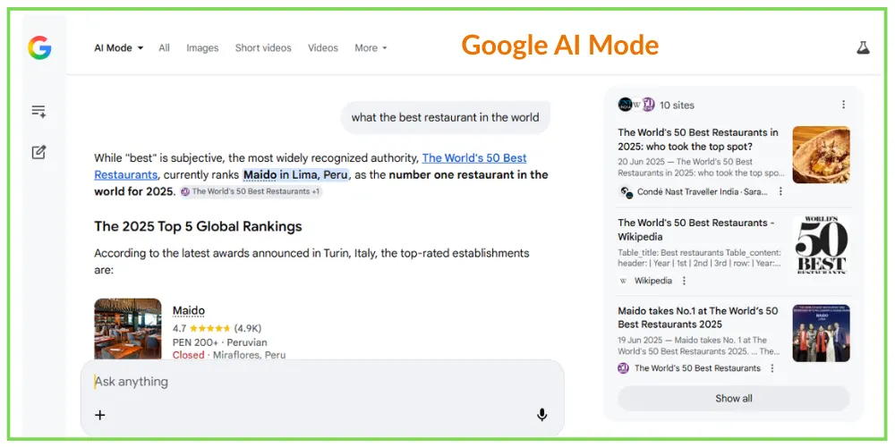 Google AI Mode
