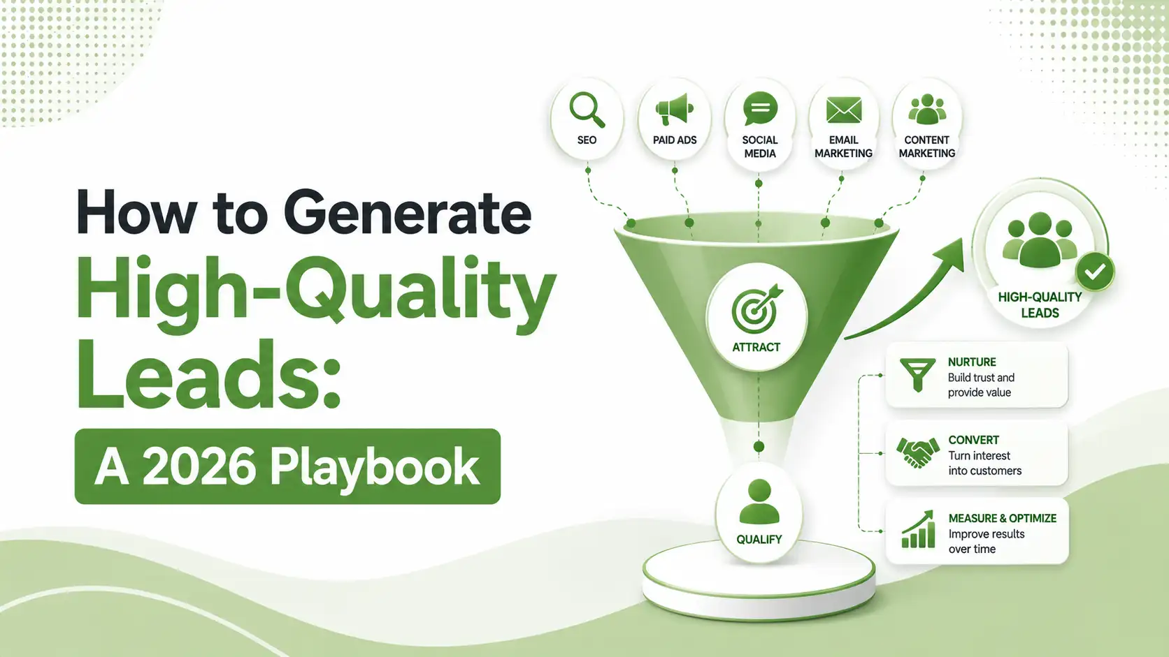 How to Generate High Quality Leads: A 2026 Playbook
