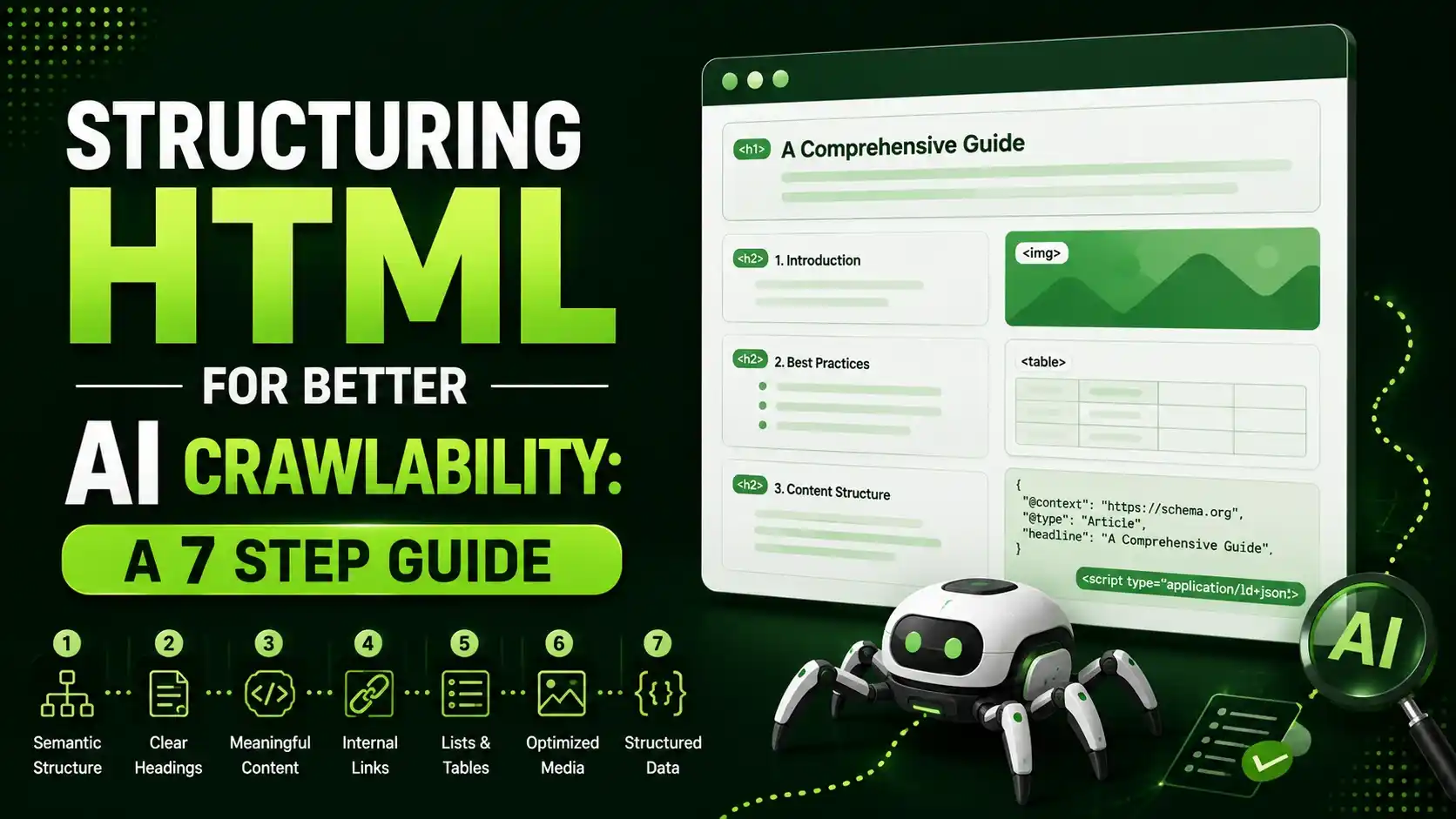 Structuring HTML for Better AI Crawlability: A 7 Step Guide