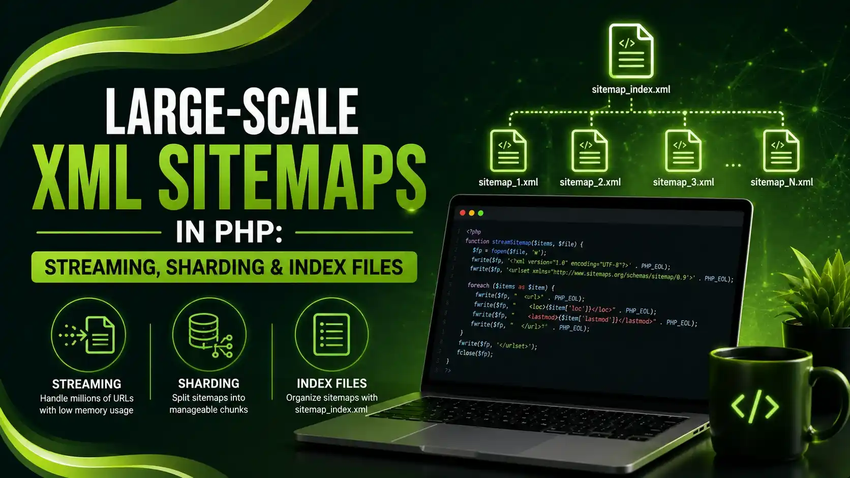 Large Scale XML Sitemaps