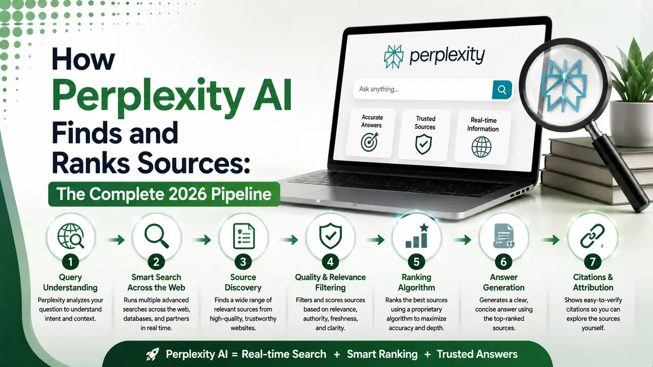 How Perplexity AI Finds and Ranks Sources: The Complete 2026 Pipeline