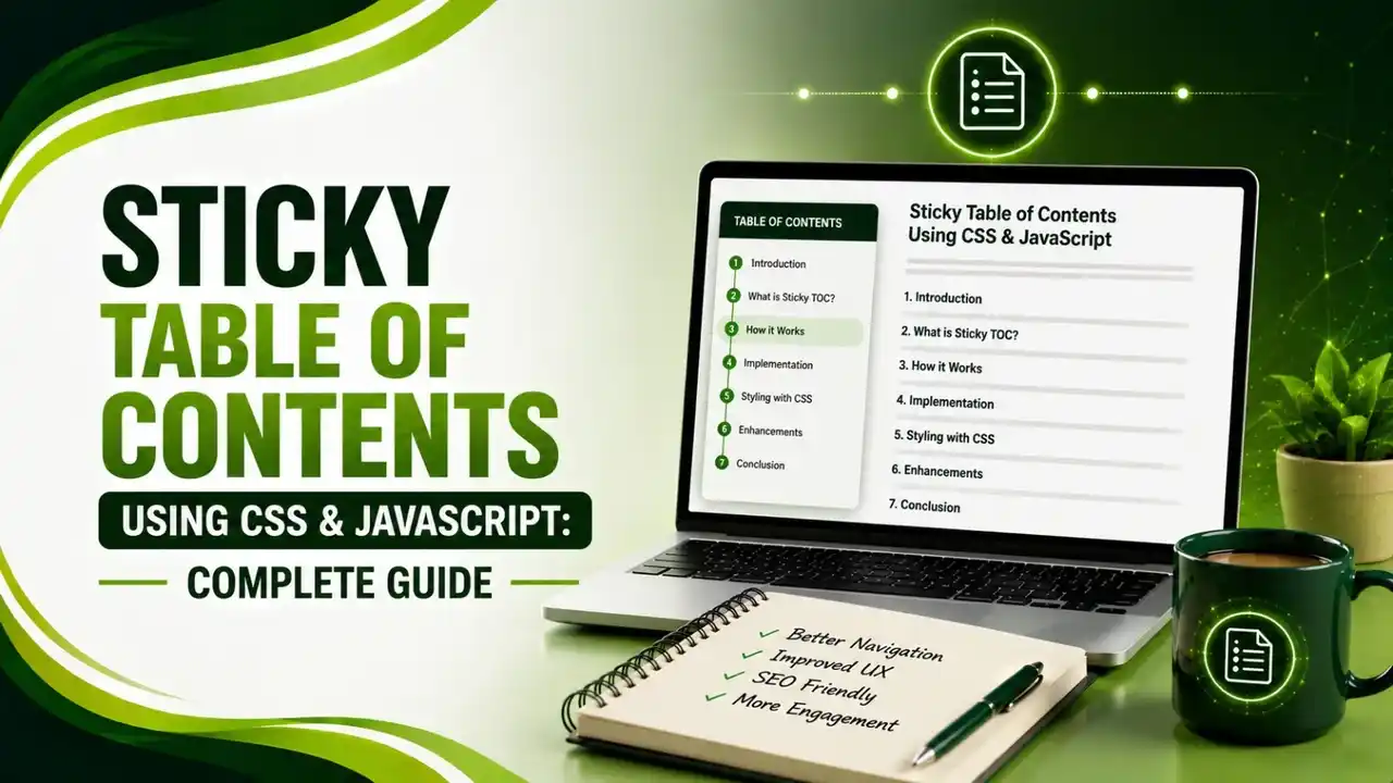 Sticky Table of Contents