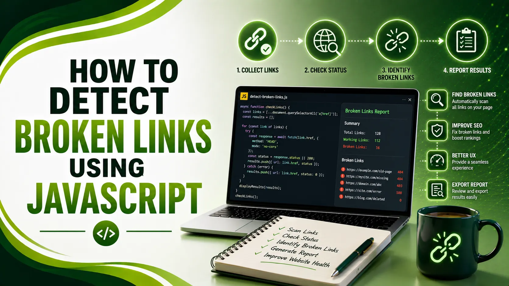 detect broken links