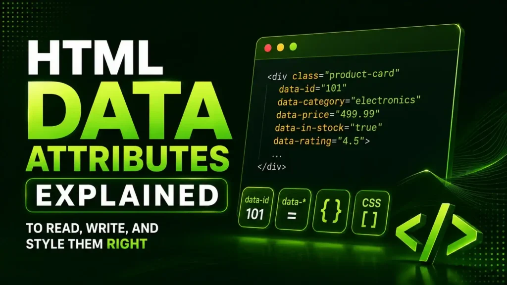 html data attributes