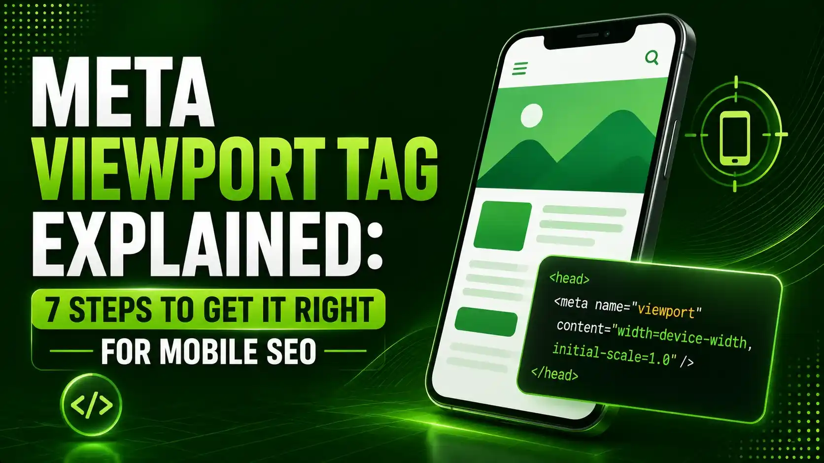 Meta Viewport Tag Explained: 7 Steps to Get It Right for Mobile SEO