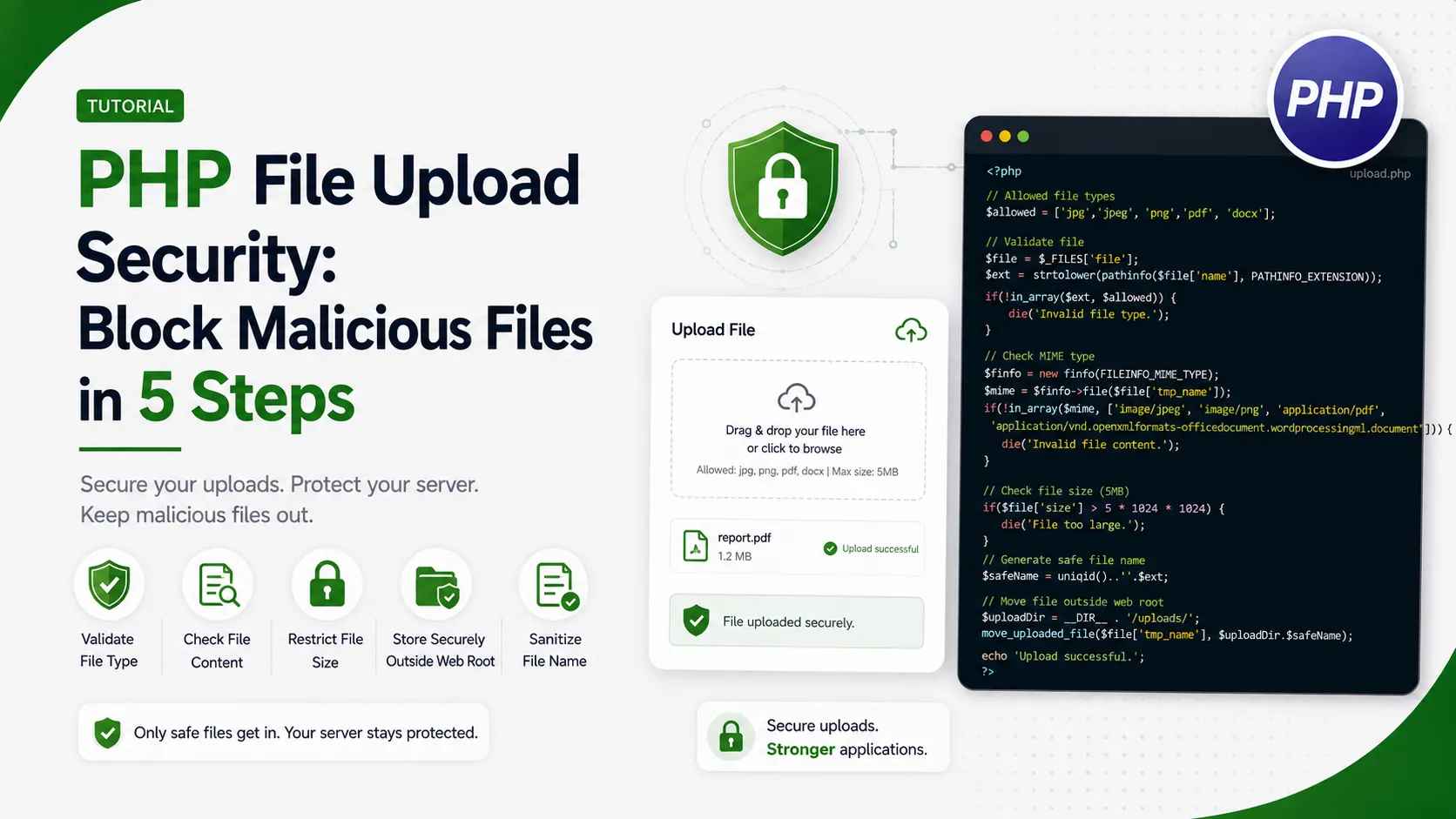 php file upload security