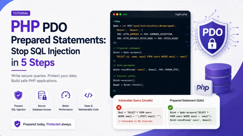 php pdo prepared statements