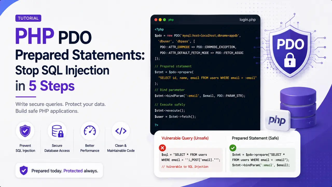 php pdo prepared statements