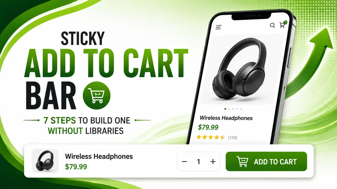 sticky add to cart bar