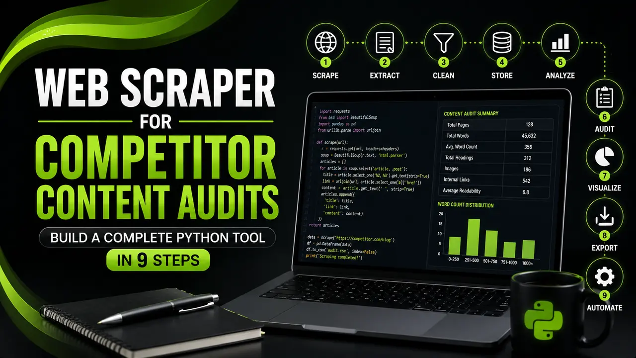 web scraper for competitor content audits
