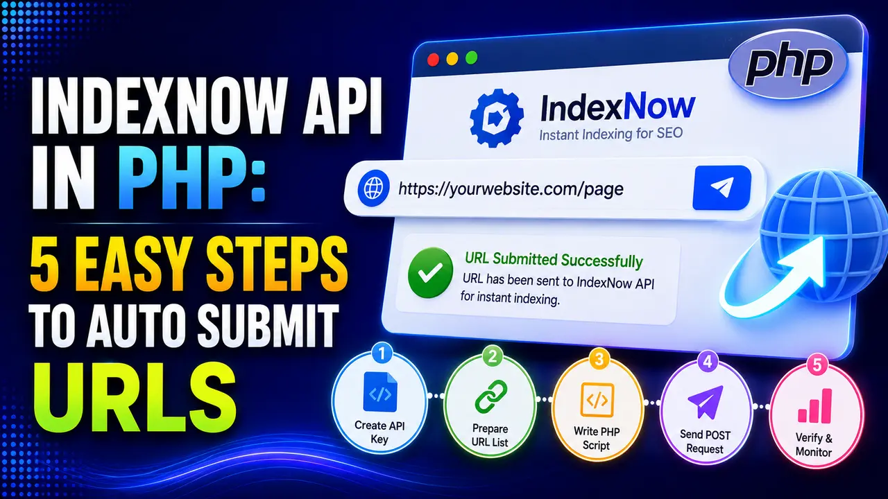 IndexNow API in PHP: 5 Easy Steps to Auto Submit URLs