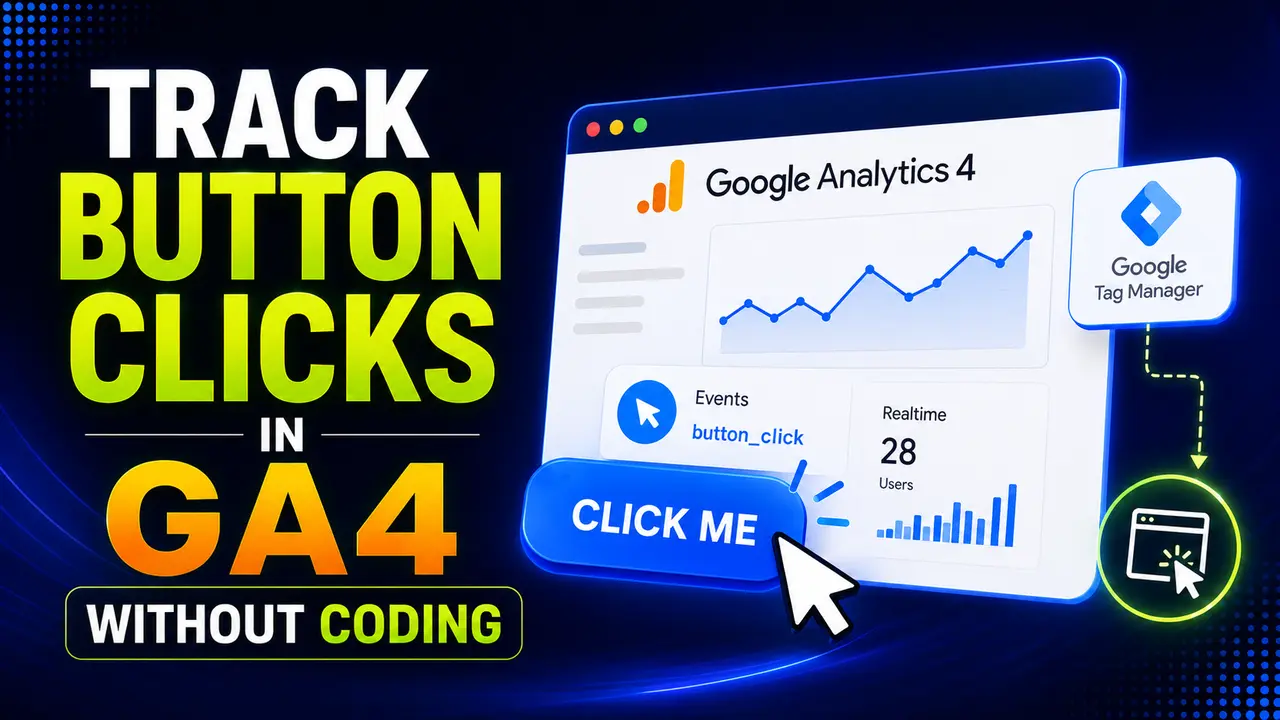 Track Button Clicks in GA4 Without Coding