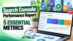 search console performance report