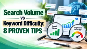 search volume vs keyword difficulty